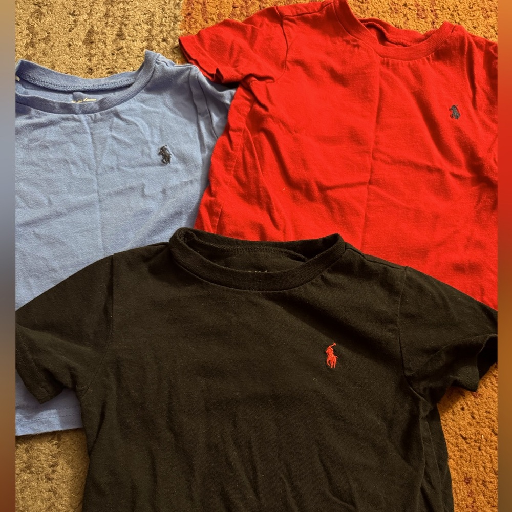 3 Ralph Lauren T-shirt’s size 18 months